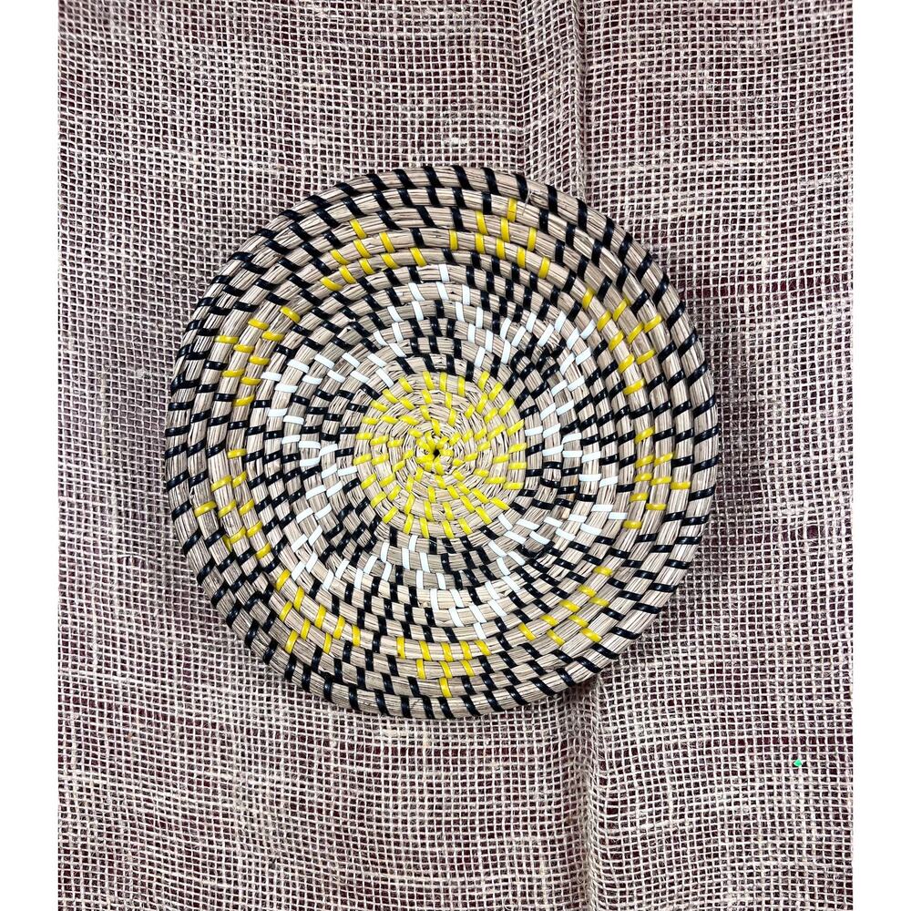 Handmade Woven Seagrass Wall Decor/Wall Art/Trivet/Bowl ~ Boho Decor~Natural